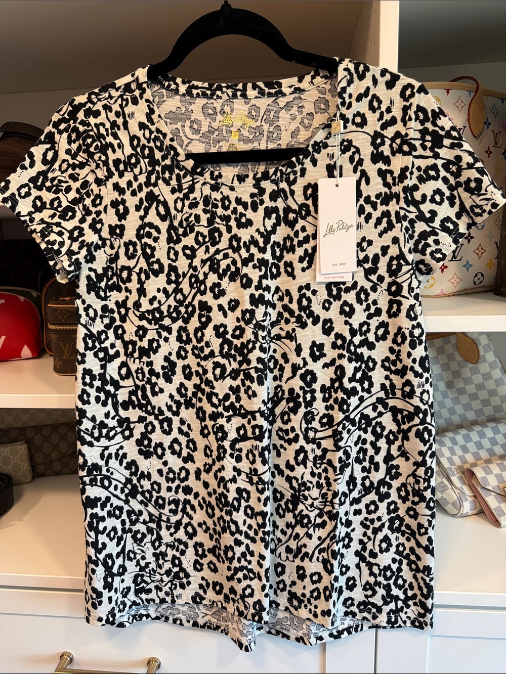 Lilly Pulitzer Etta Scoop Neck Coconut Lets Pawty